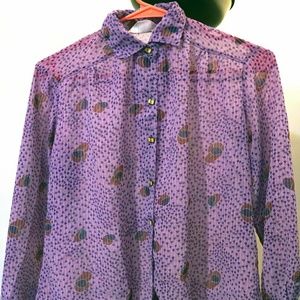 Vintage 60's Silk Blouse